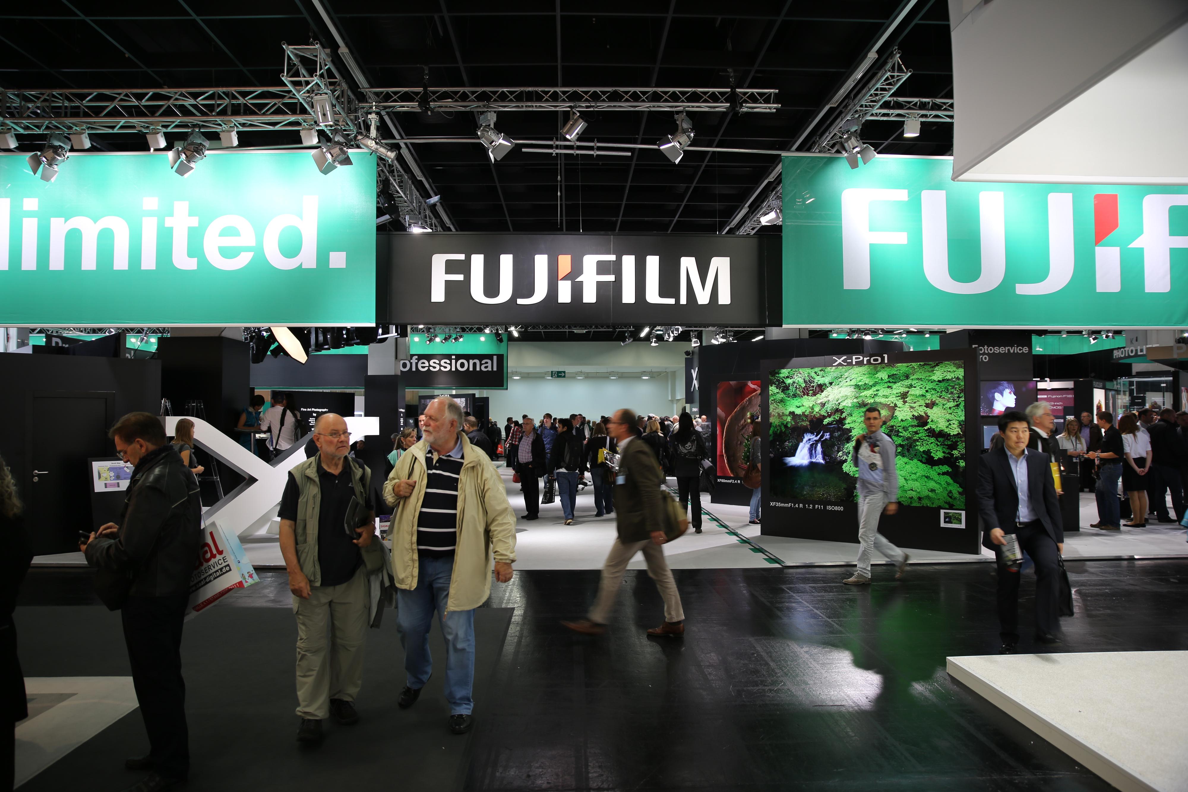 Fujifilm pleier å stille med en stor stand på slike messer, og Photokina 2012 var intet unntak.Foto: Are Thunes Samsonsen