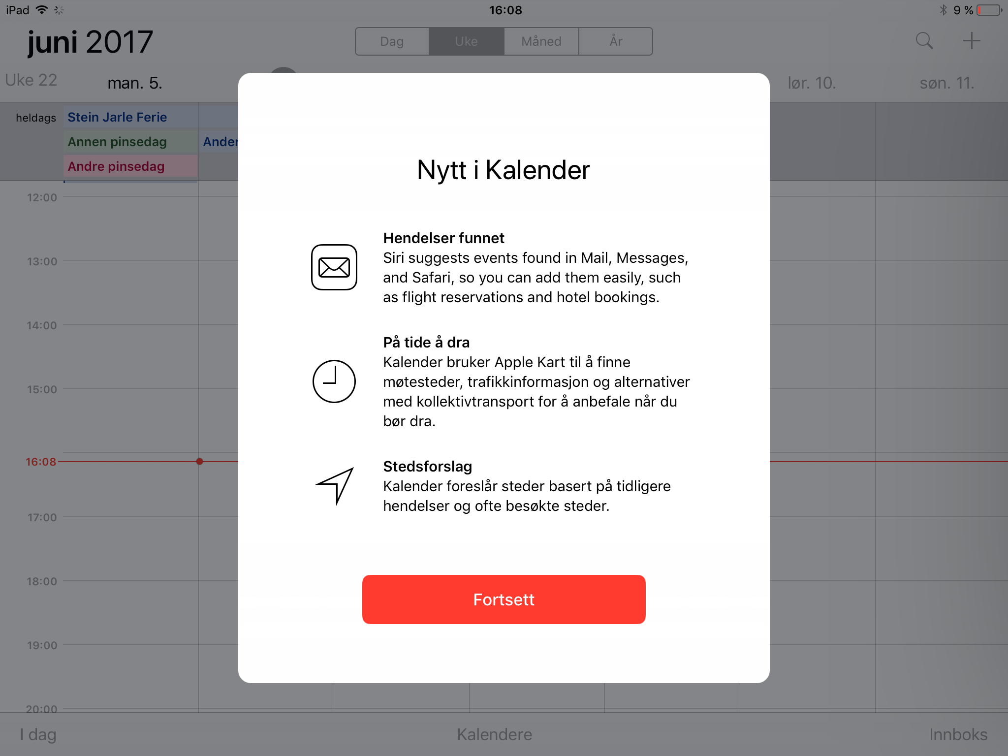 Det meste i iOS 11 fungerer fint allerede nå, men det er en og annen merksnodighet her. Så som et engelsk element midt oppi havet av norsk informasjon.