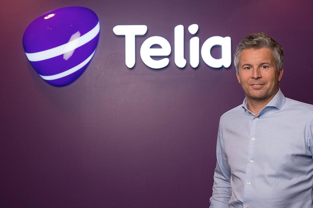 Ove-Mathias Lind, leder for kundekanaler i Telia, sier selgerne deres gjør det godt på målinger som omhandler kundetilfredshet.
