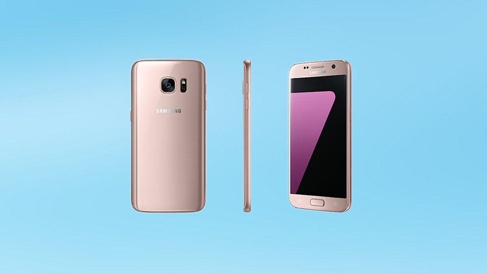 Samsung Galaxy S7 blir tilgjengelig i rosagull