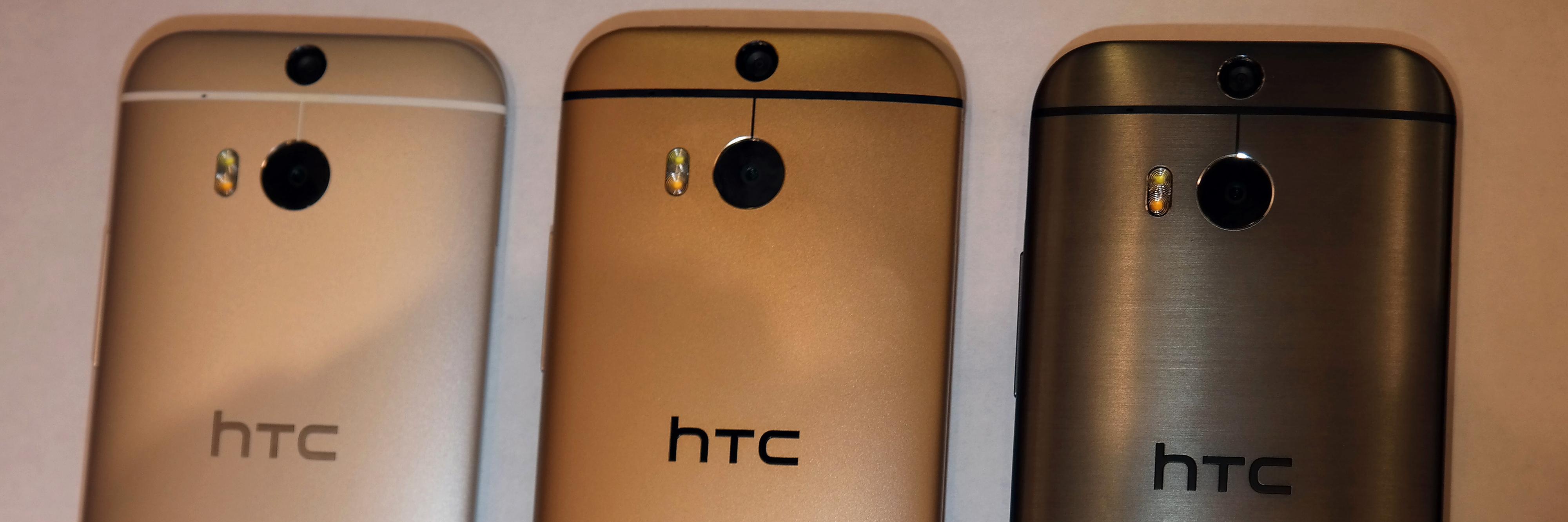 HTC One M8 kommer i tre farger.Foto: Espen Irwing Swang, Amobil.no
