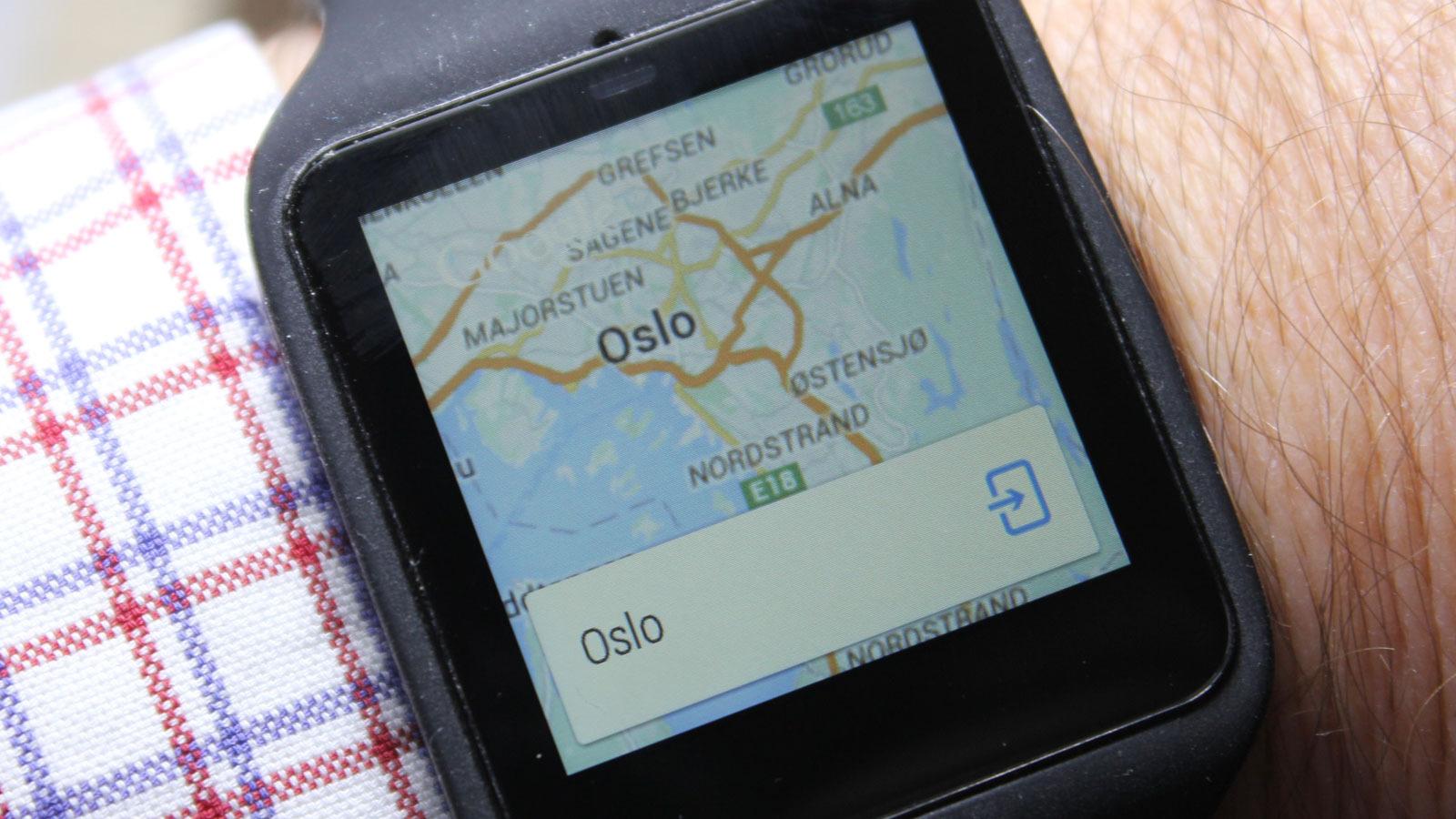 Dette dukket opp på skjermen når vi bare sa «Oslo».Foto: Espen Irwing Swang, Tek.no