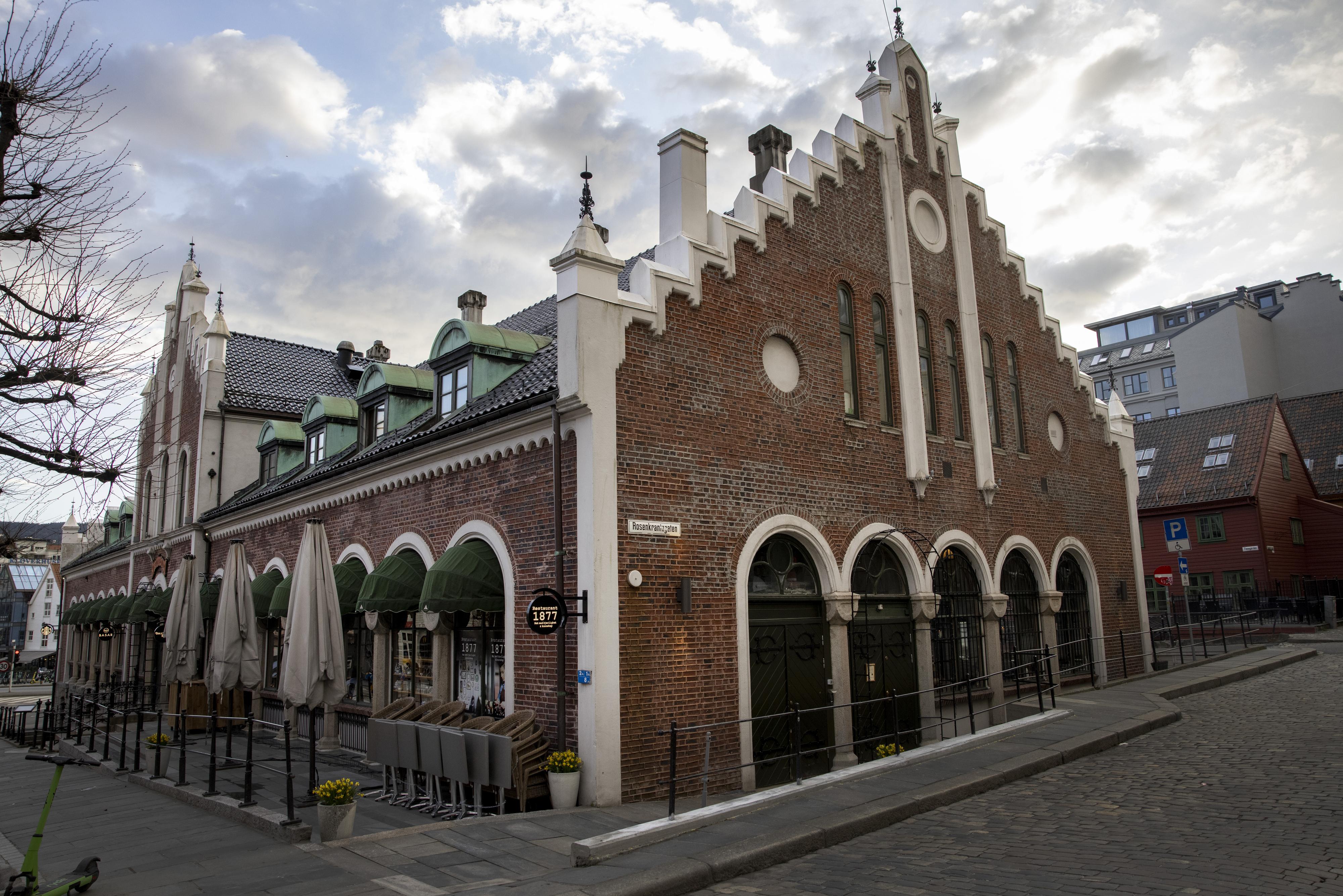 GAMMEL BASAR: Restauranten ligger i den gamle Kjøttbasaren i Bergen.