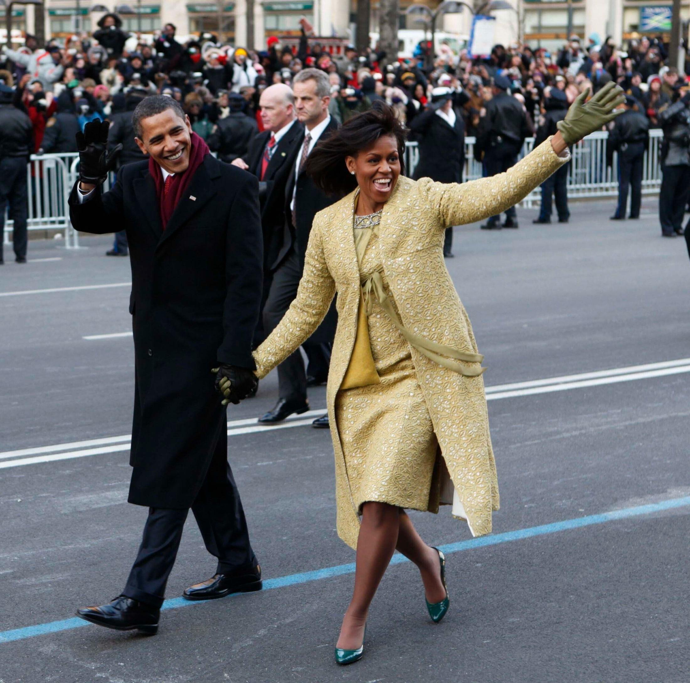 TELEDO-DESIGN: President Barack Obama og Michelle Obama fra presidentinnsettelsen i 2009.