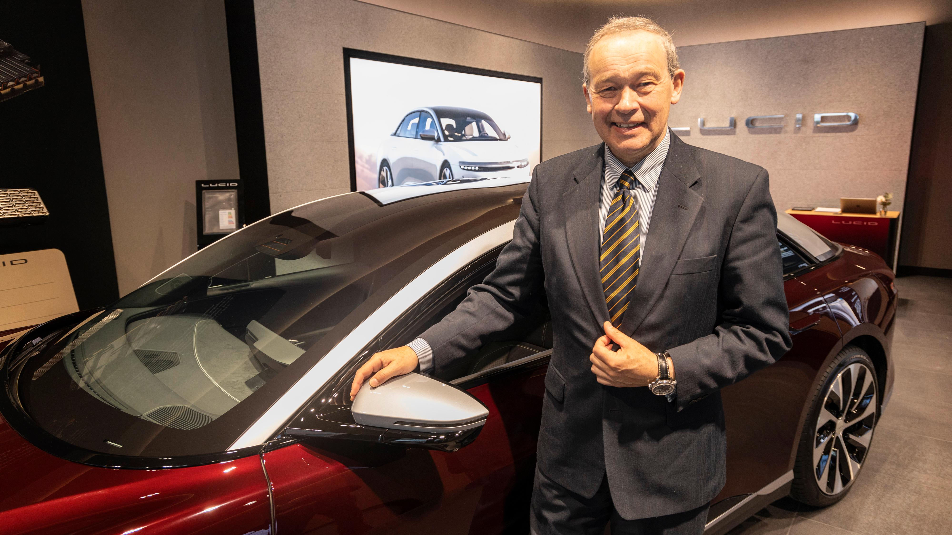 Peter Rawlinson er toppsjef i Lucid Motors. Han jobbet tidligere blant annet med utviklingen av Tesla Model S. 