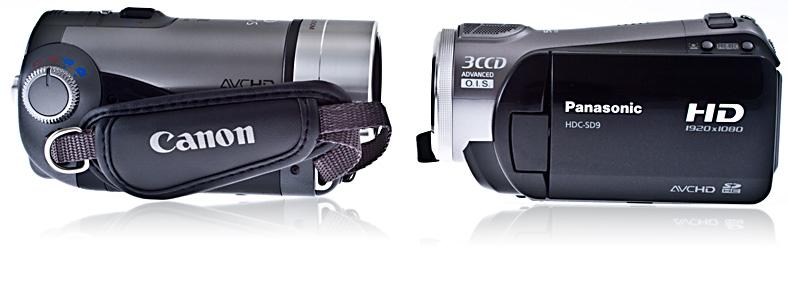 Canon HF100 vs. Panasonic SD9
