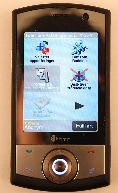HTC Touch Cruise en en av telefonene som har fotoboksvarsling blant ekstrafunksjonene.