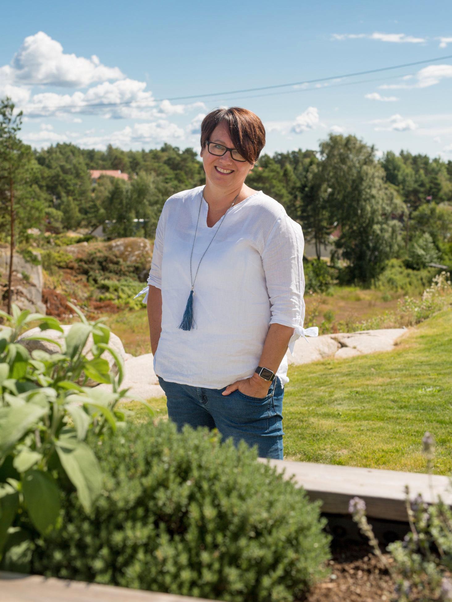 POPULÆR: Trine Sandberg er kåret til Norges meste matblogger flere ganger. Her avbildet ved hytta si. Foto: Brian Cliff Olguin/VG