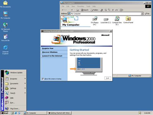 Windows 2000.