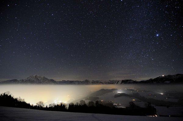 "Alps at Night" av Thomas Kurat