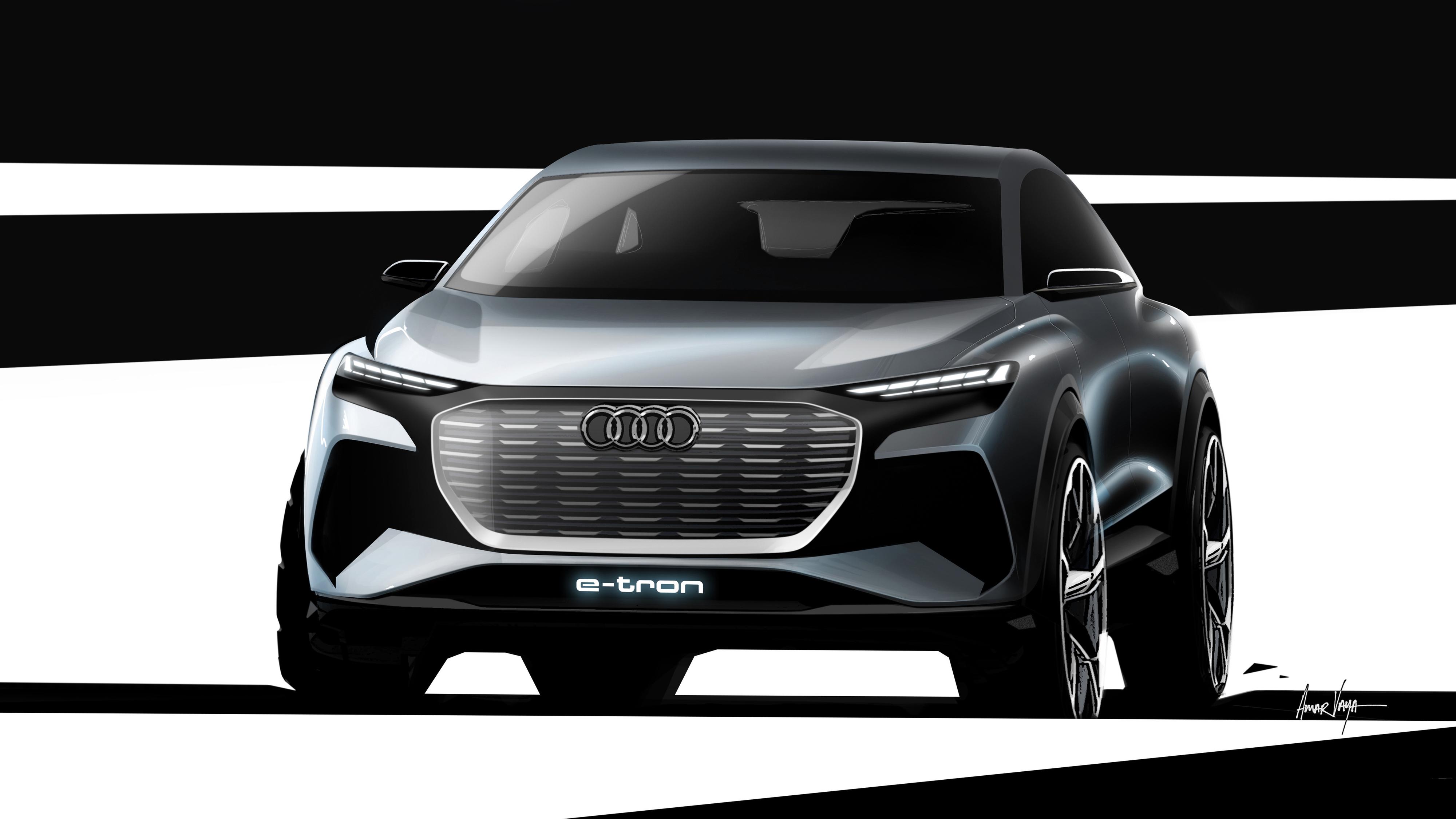 Audi slipper konseptskisser av sin neste elbil