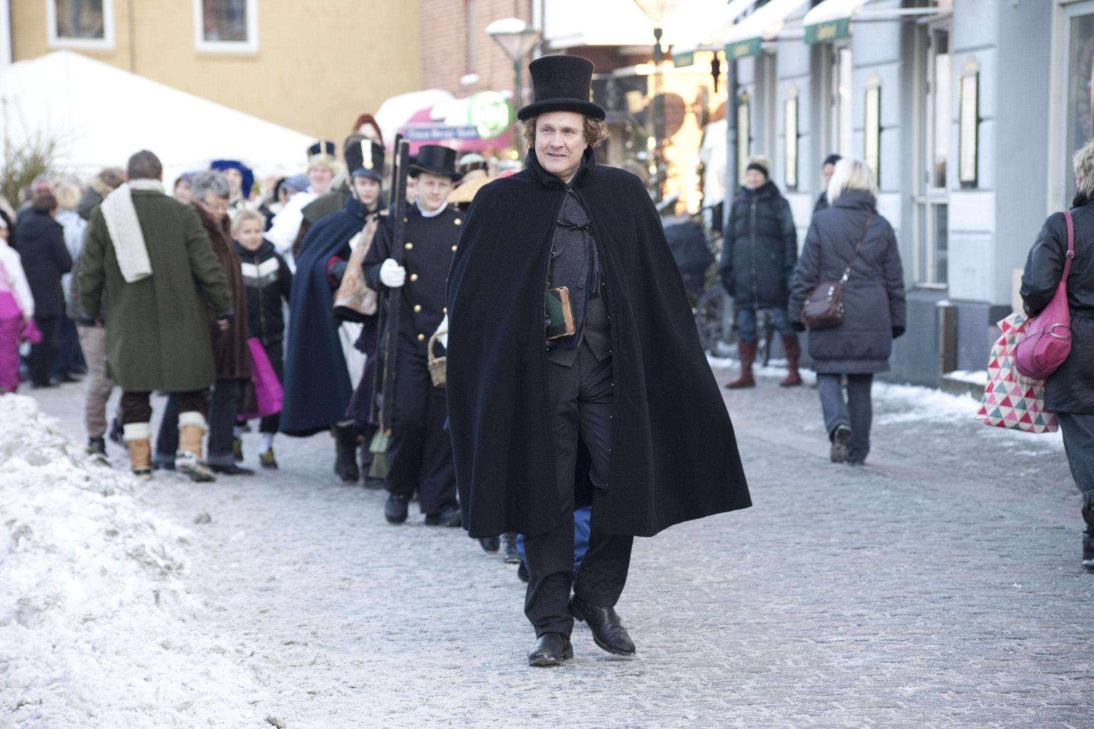 I EVENTYRERENS ÅND: I Odense dedikeres julemarkedet til H. C. Andersen og hans eventyrlige figurer. Foto: H.C. Andersen Julemarkedet.