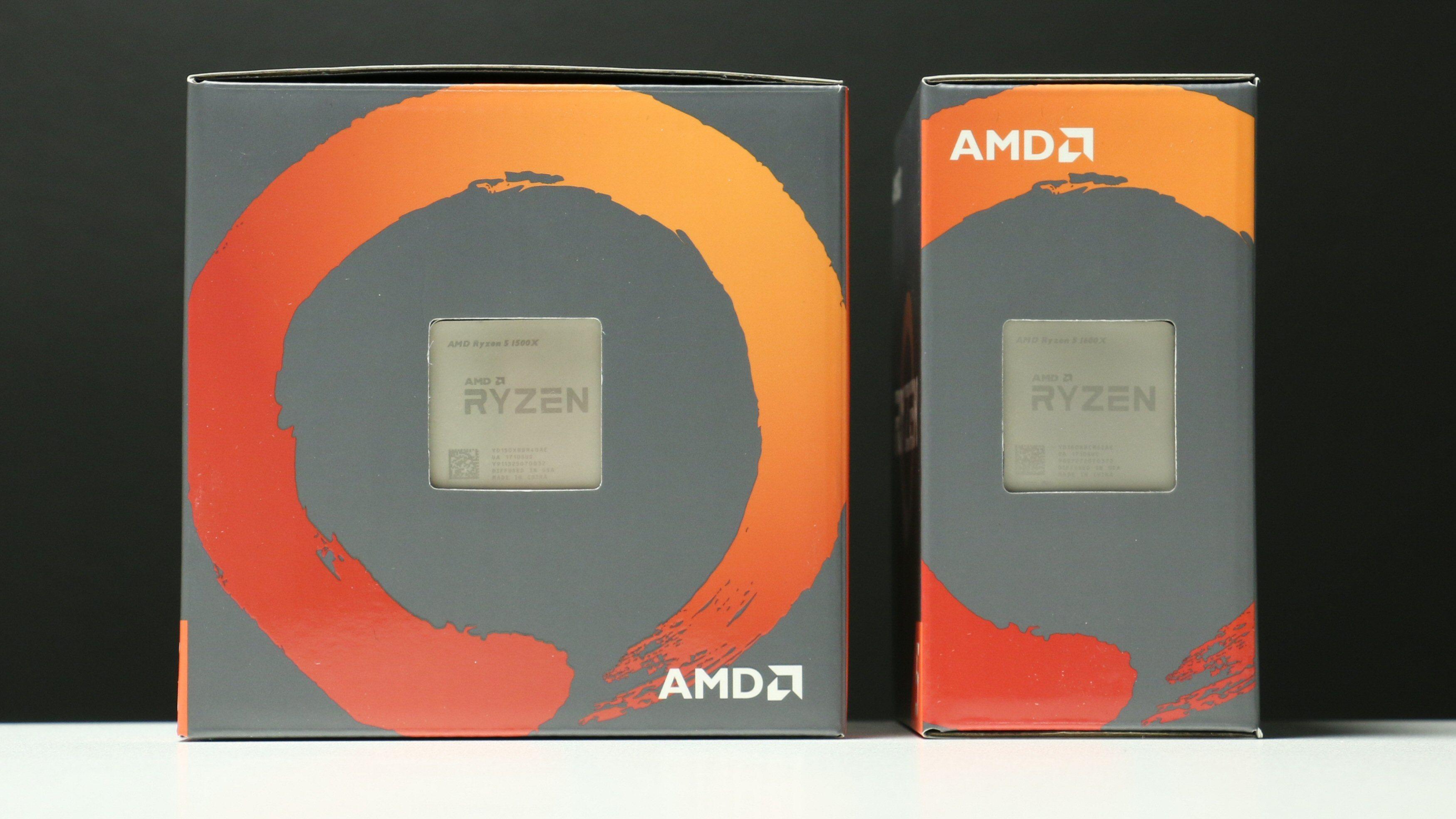 AMD Ryzen 5 1600X og Ryzen 5 1500X