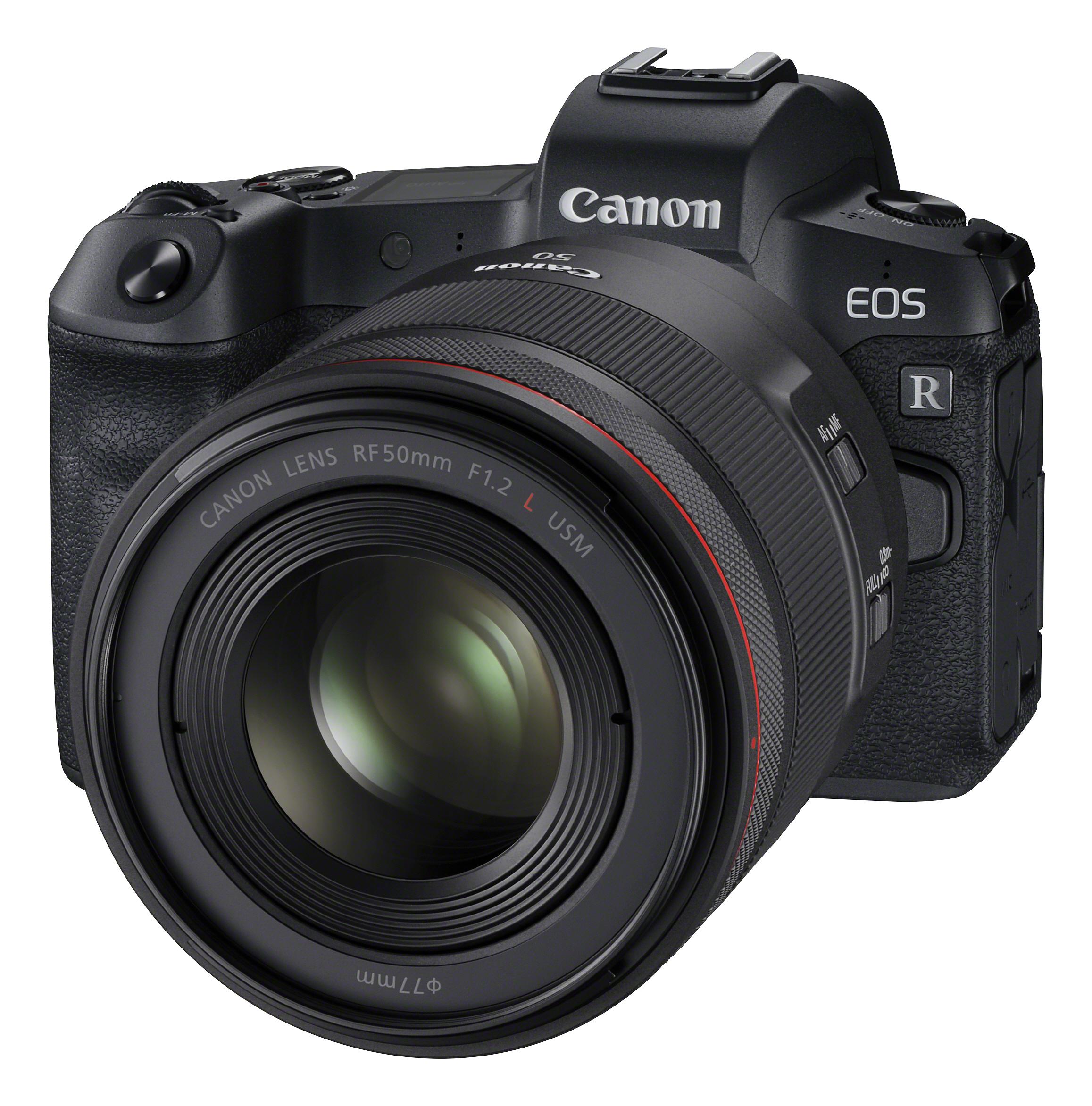 Canon EOS R med RF 50mm f/1.2 L USM.