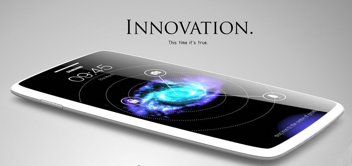 Konseptbilde som viser hvordan en Samsung Galaxy S5 kan se ut – fritt etter fantasien.