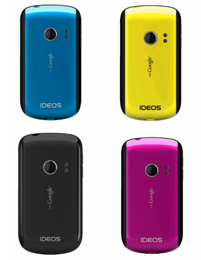 U8150 Ideos blir sannsynligvis en av de mest fargerike Android-telefonene på markedet.