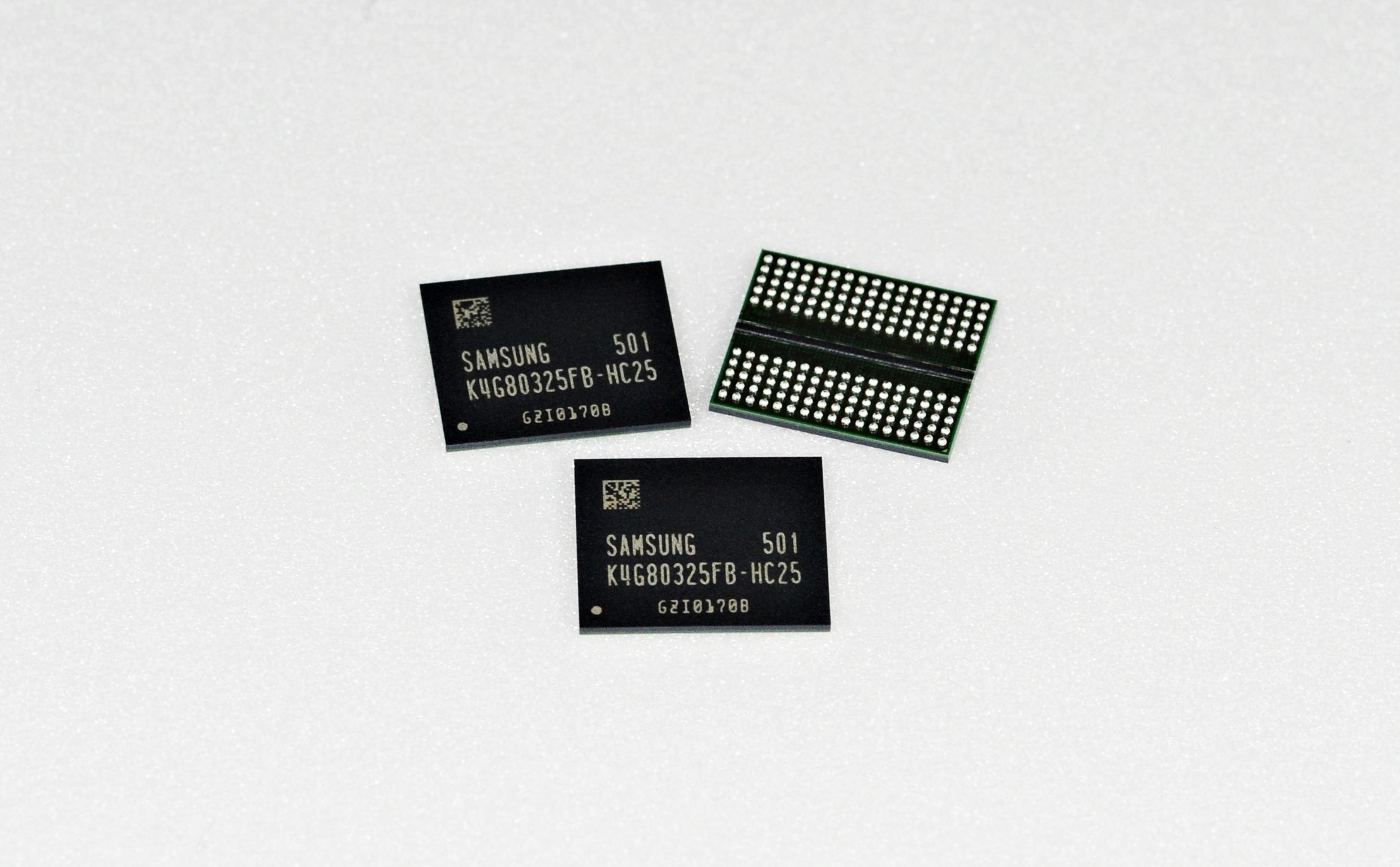 Samsung er den ledende produsenten av GDDR5-minne, her avbildet.