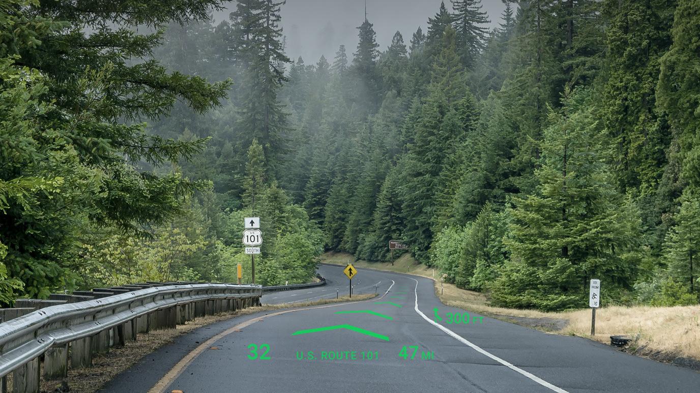Nå har bilene fått «holografisk» navigasjonssystem