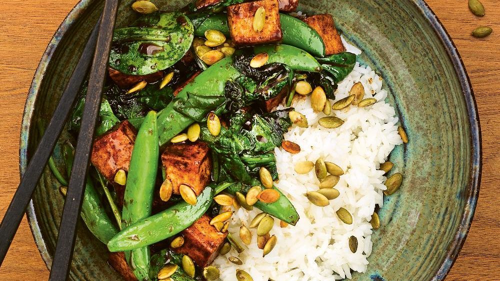 Five spice – kryddad tofu med grönsaker