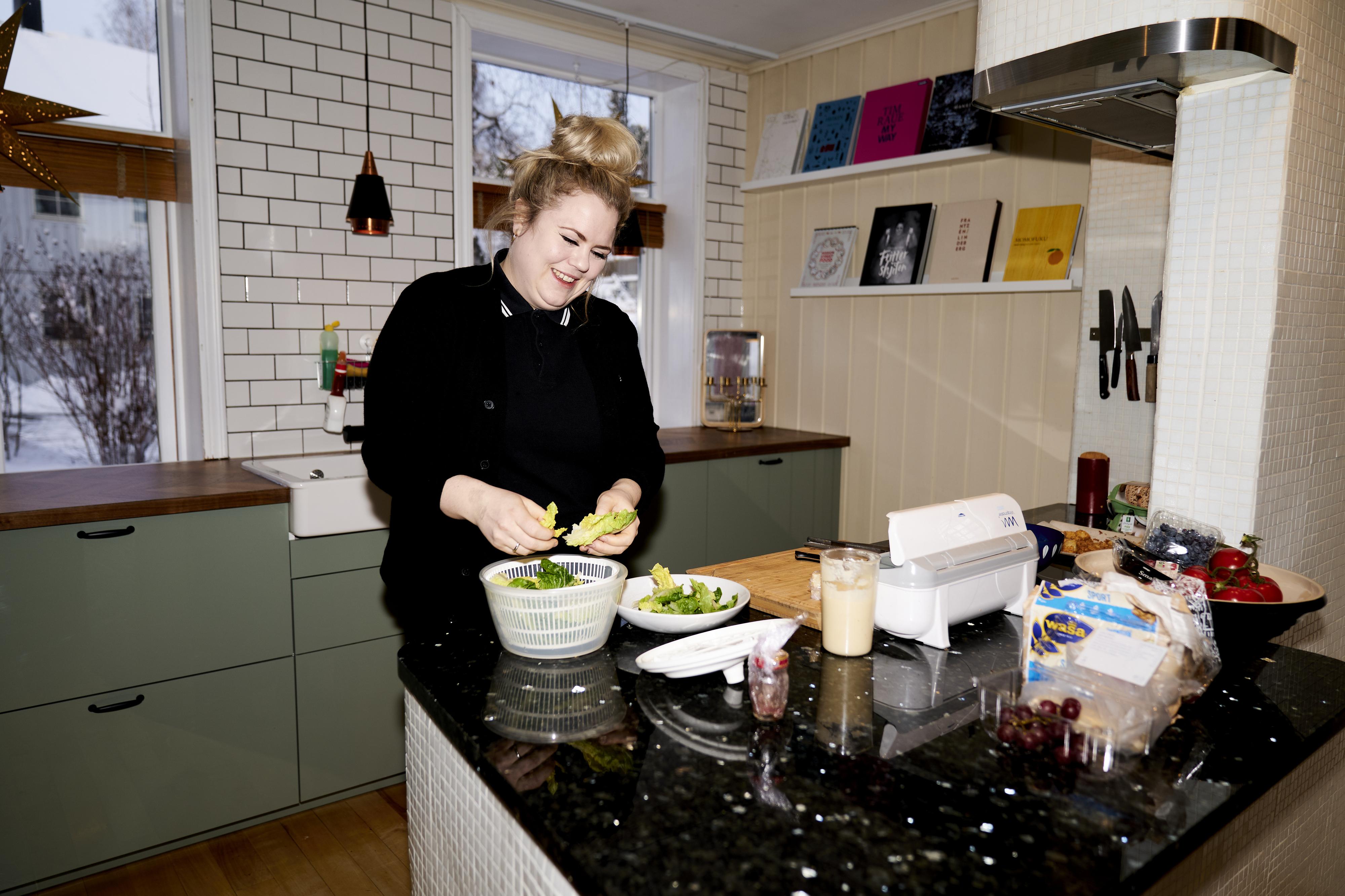 GLEDER SEG: Reneé Fagerhøis matdrøm for 2023 er å invitere venner hjem på middag.
