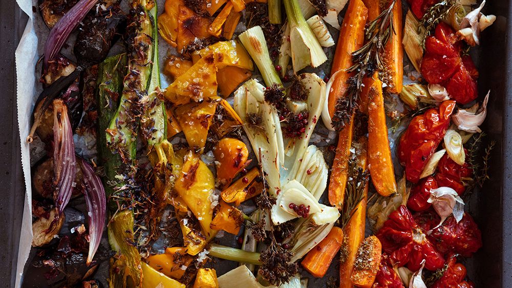 Veggiebox – grönsaker i ugn med olika kryddningar