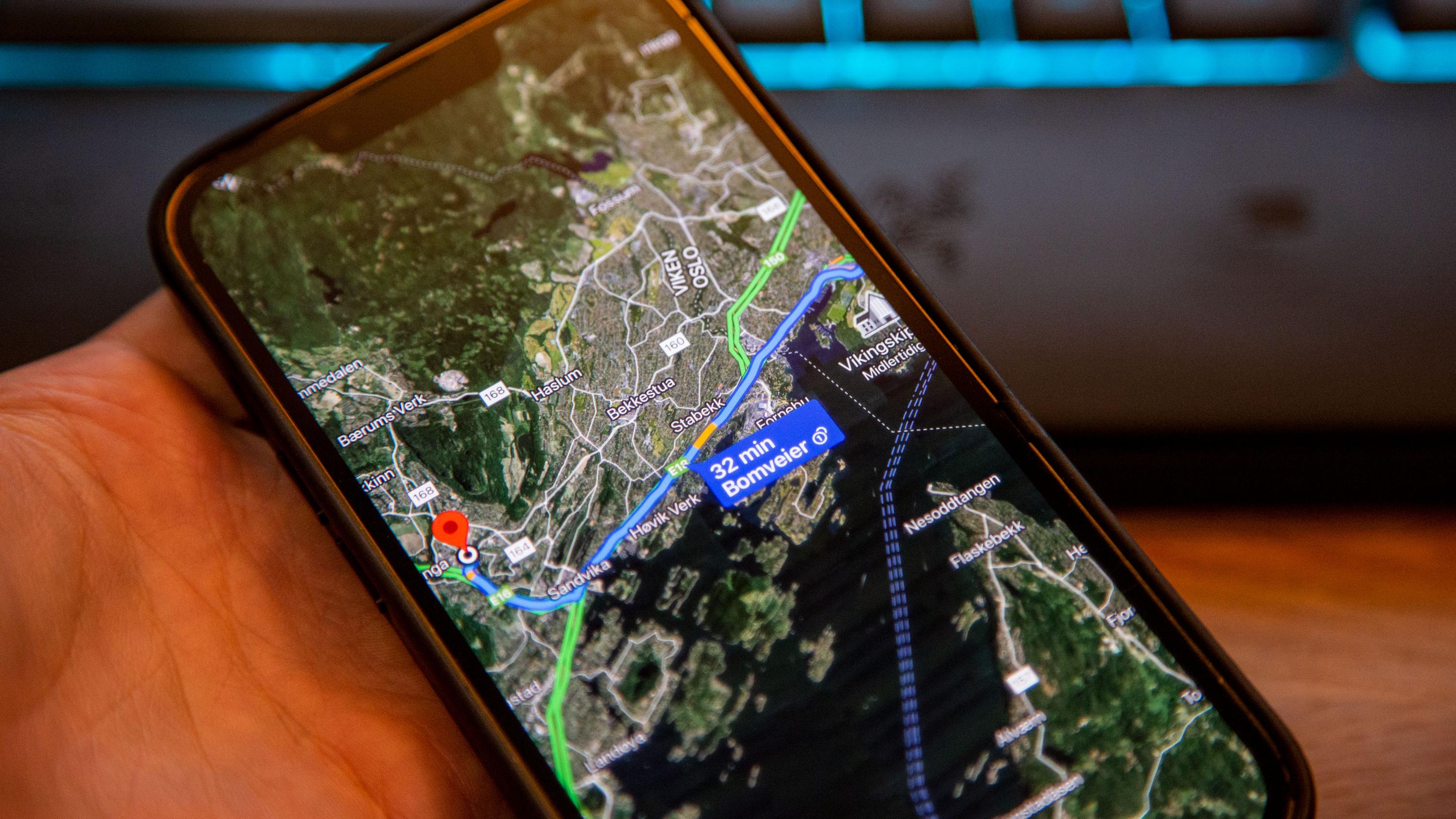 Google Maps skal beregne bompriser