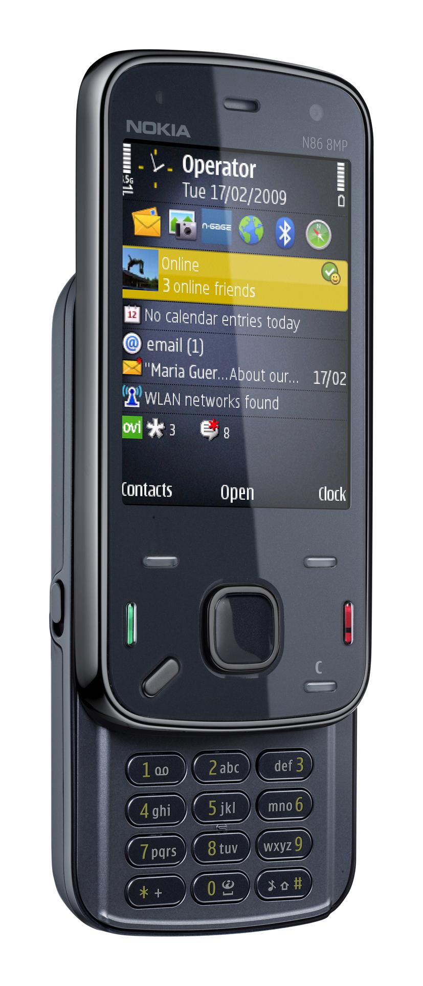 Nokia N86 har åtte megapikslers kamera.