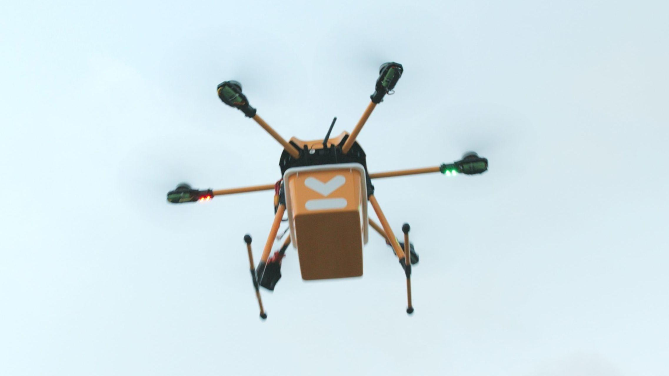 Denne norske dronen skal levere matvarene på døren