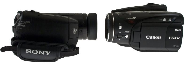 Sony HC9 vs. Canon HV30