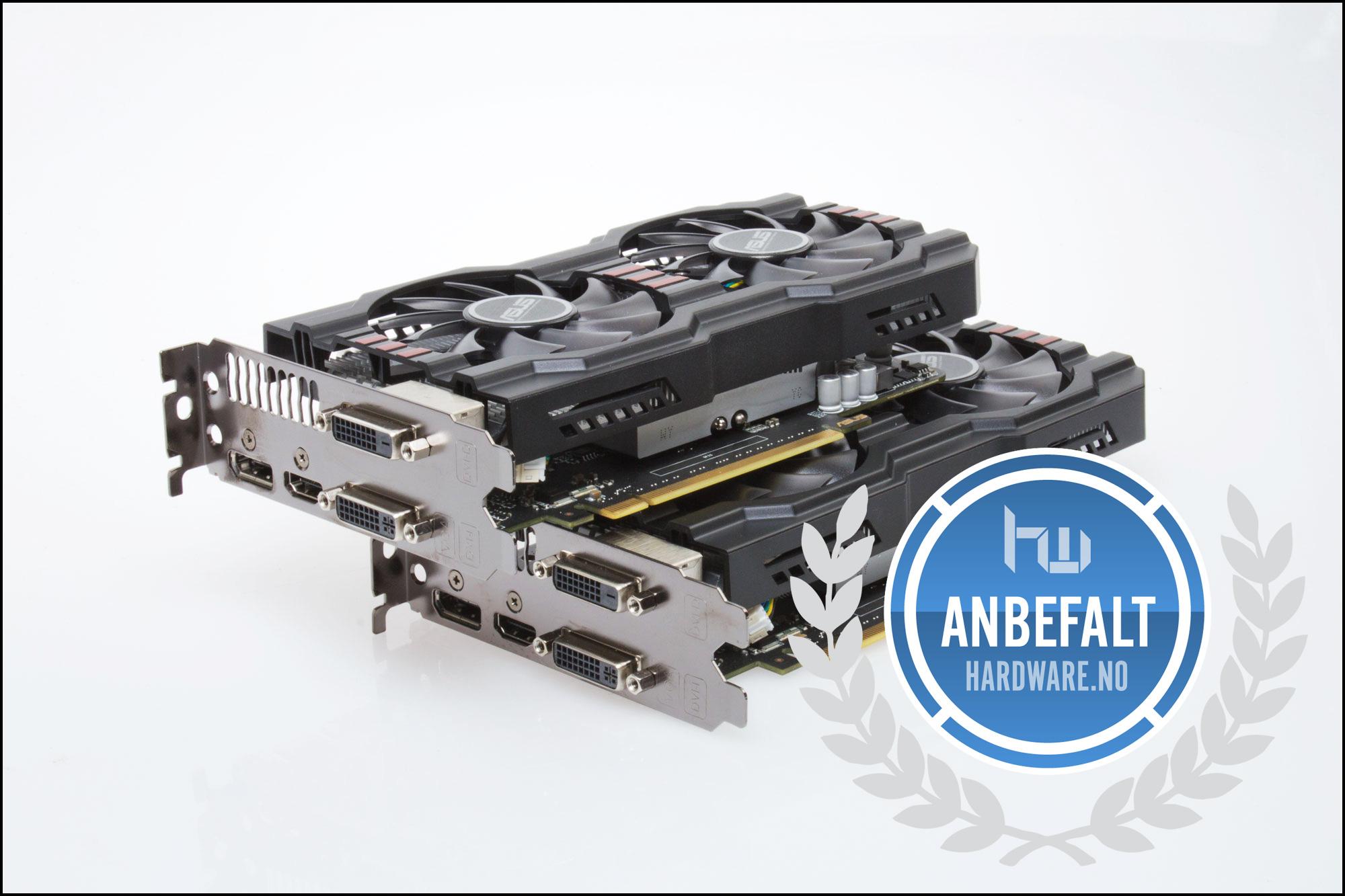 Vi anbefaler gladelig Asus GeForce GTX 650Ti BOOST DirectCU II OC 2 GB i SLI.Foto: Varg Aamo, Hardware.no