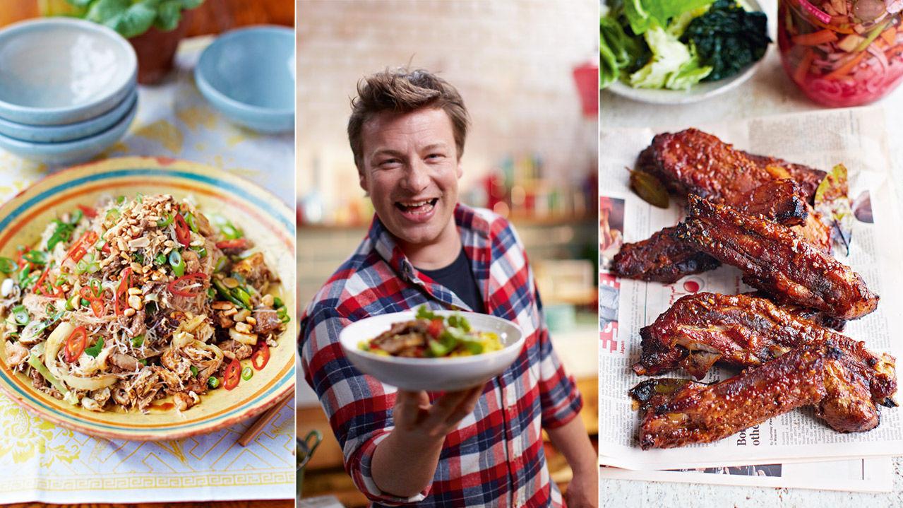 KJENT OG KJÆR: Jamie Oliver var først å se på skjermen i 1997 – og har siden da kommet med flere TV-programmer, kokebøker og egne produkter, i tillegg til å drive sine restauranter. – Jeg vet ikke om andre kokker som gjør mer enn meg, sier han selv. Foto: David Lofthus