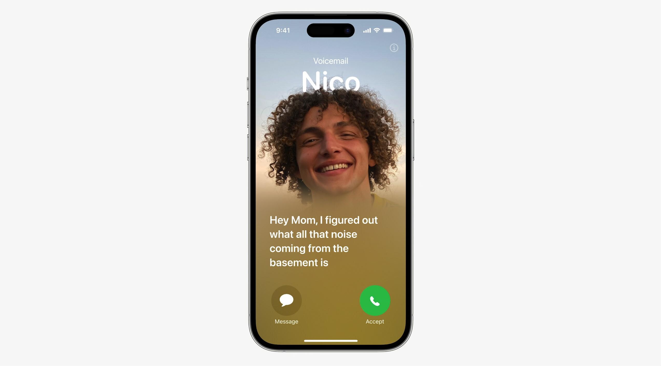 Tale-til-tekst fra telefonsvareren din i sanntid i nye iOS 17. 