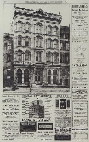 Verdens første halftone-gjengivelse av et fotografi, i New York Daily Graphic 2. desember 1873.