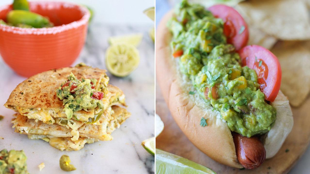 SPICY: Guacamole kan løfte et enkelt måltid til nye høyder. La deg inspirere av disse spennende guacamole-vriene. Foto: Halfbakedharvest/Damndelicious