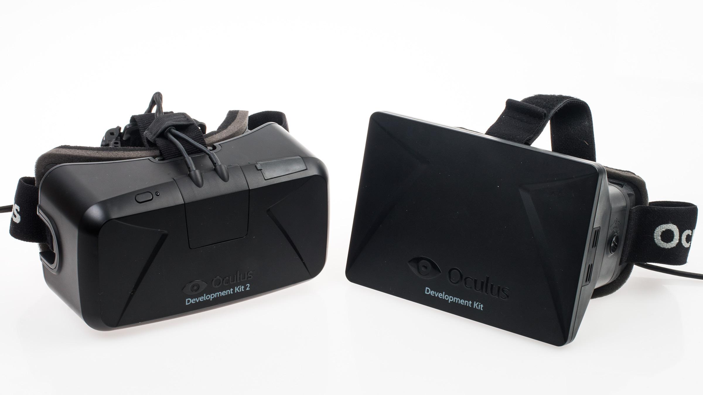Oculus Rift DK2 har kommet uhorvelig langt sammenliknet med den ett år eldre Oculus Rift Development Kit. Det gjør det lettere å se problemene som fortsatt finnes.Foto: Varg Aamo, Tek.no