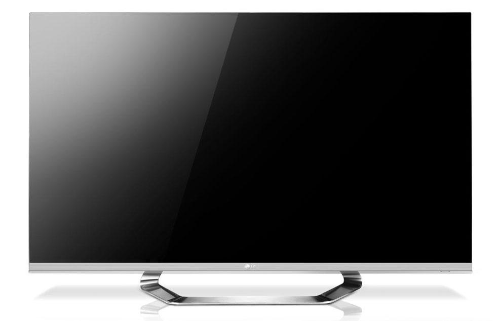 Rammen på LGs nye TV er så tynn at skjermen nesten kan kalles rammeløs.