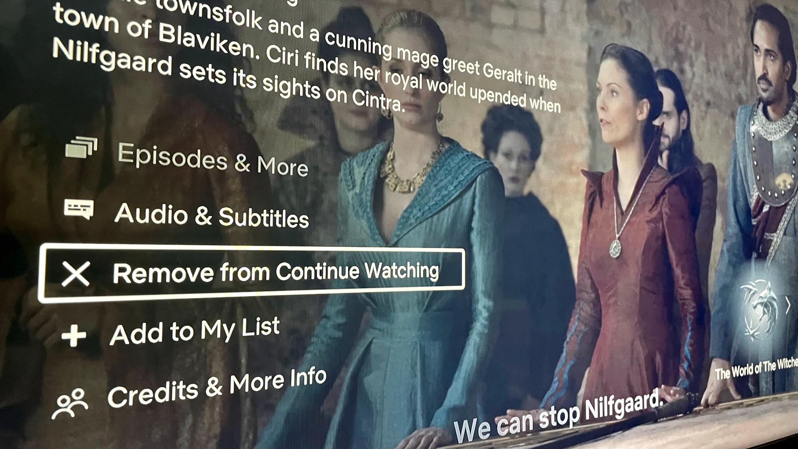 Netflix’ «fortsett å se»-liste oppdateres