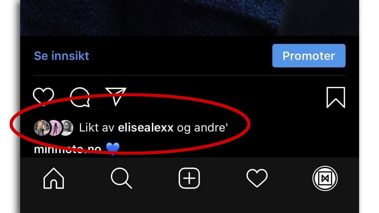 Nå skjules likes på Instagram, også i Norge