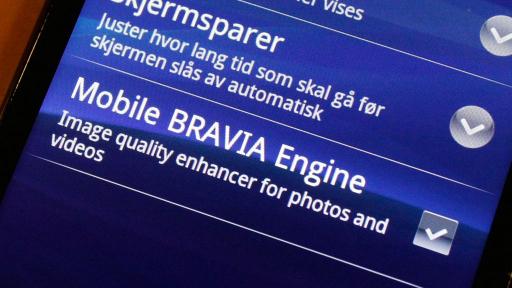 Mobile Bravia skal gi krystallklare bilder og farger, hevder Sony Ericsson. Foto: Espen Irwing Swang