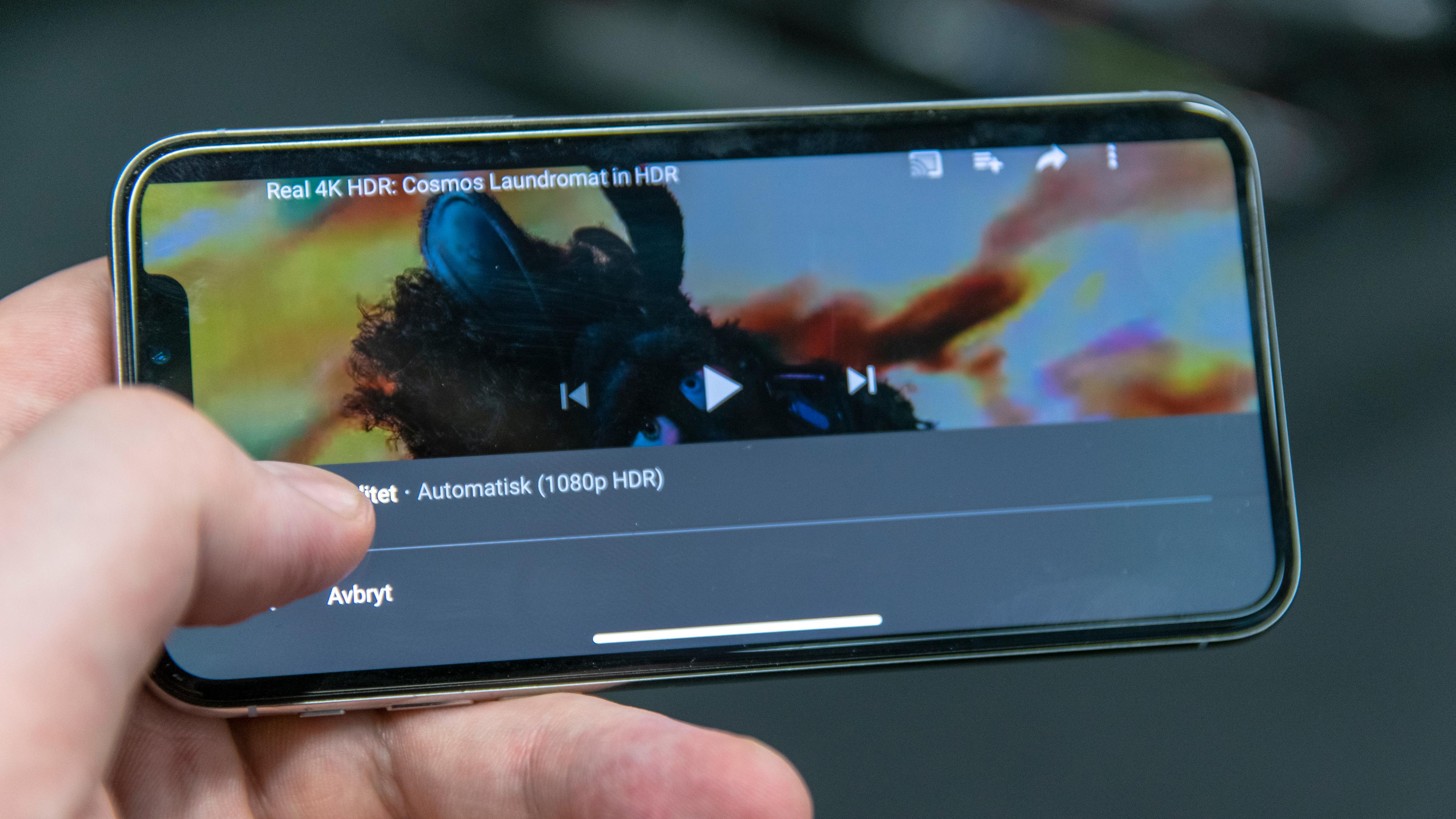 YouTube åpner for HDR på iPhone X