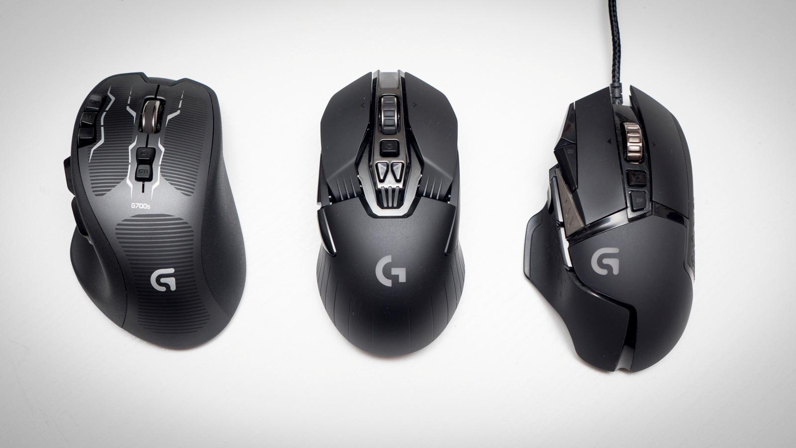 G700s til venstre, G900 i midten og G502 til høyre.