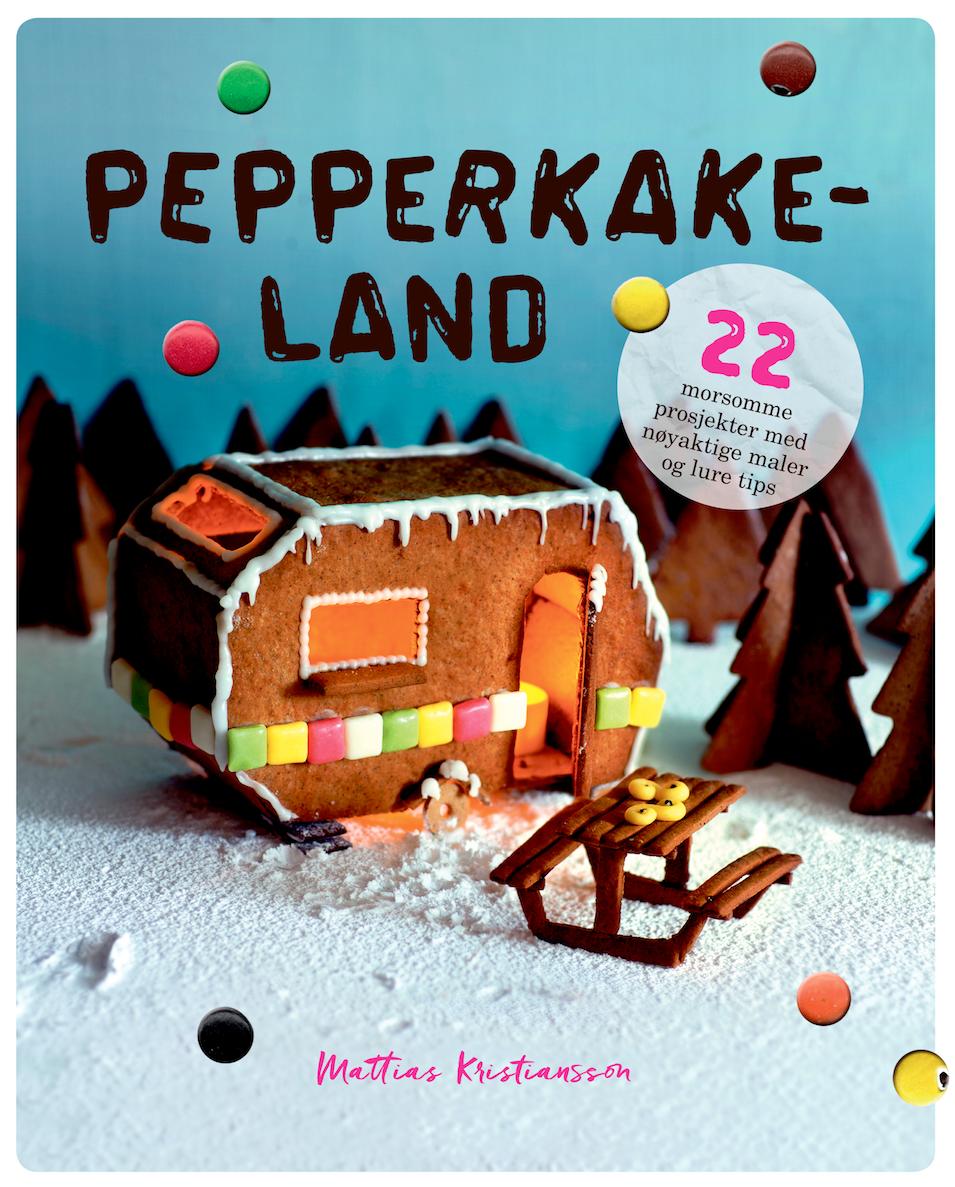 ALT DU TRENGER: ...for å bygge et helt pepperkakeland, finner du i Mattias Kristiansens Pepperkakeland fra Vega Forlag.