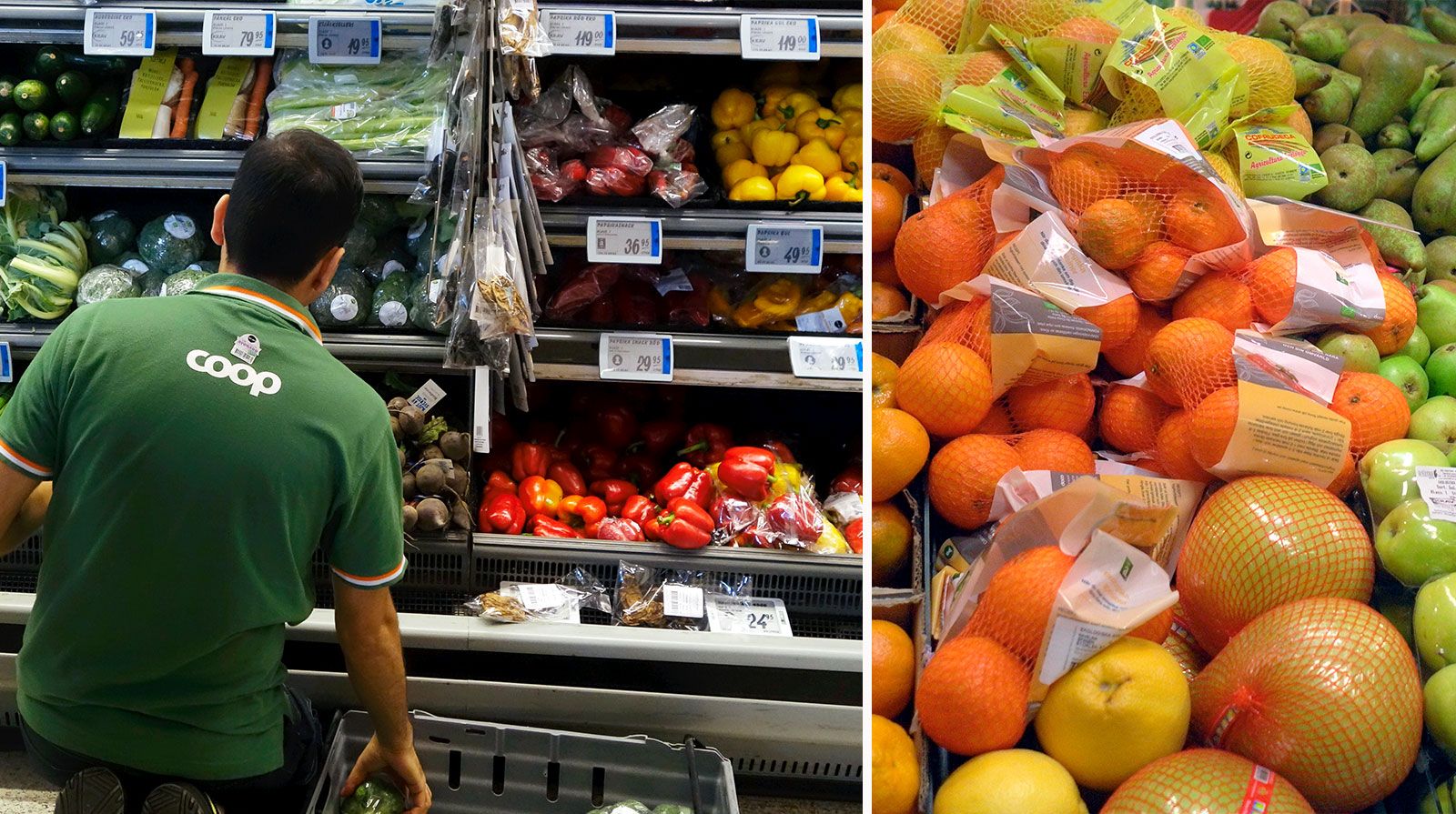 ARKIVBILD. Mängder av frukt slängs, ofta helt i onödan. ”Man säljer mer i flerpack”, enligt en ICA-handlare Aftonbladet har pratat med. 