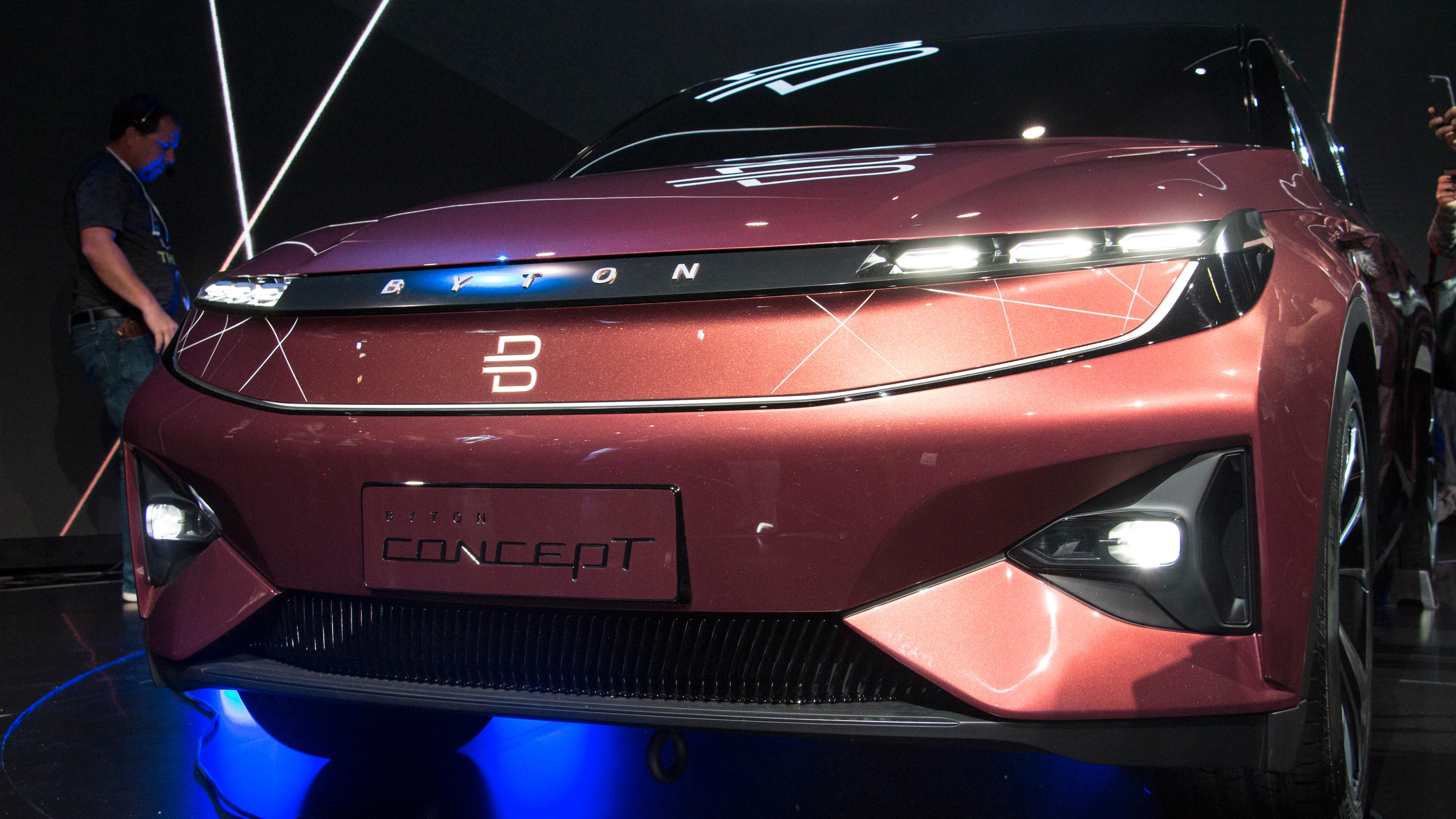 Bytons konseptbil var en av de mest omtalte under årets CES-messe. Den skal være på markedet mot slutten av 2019.