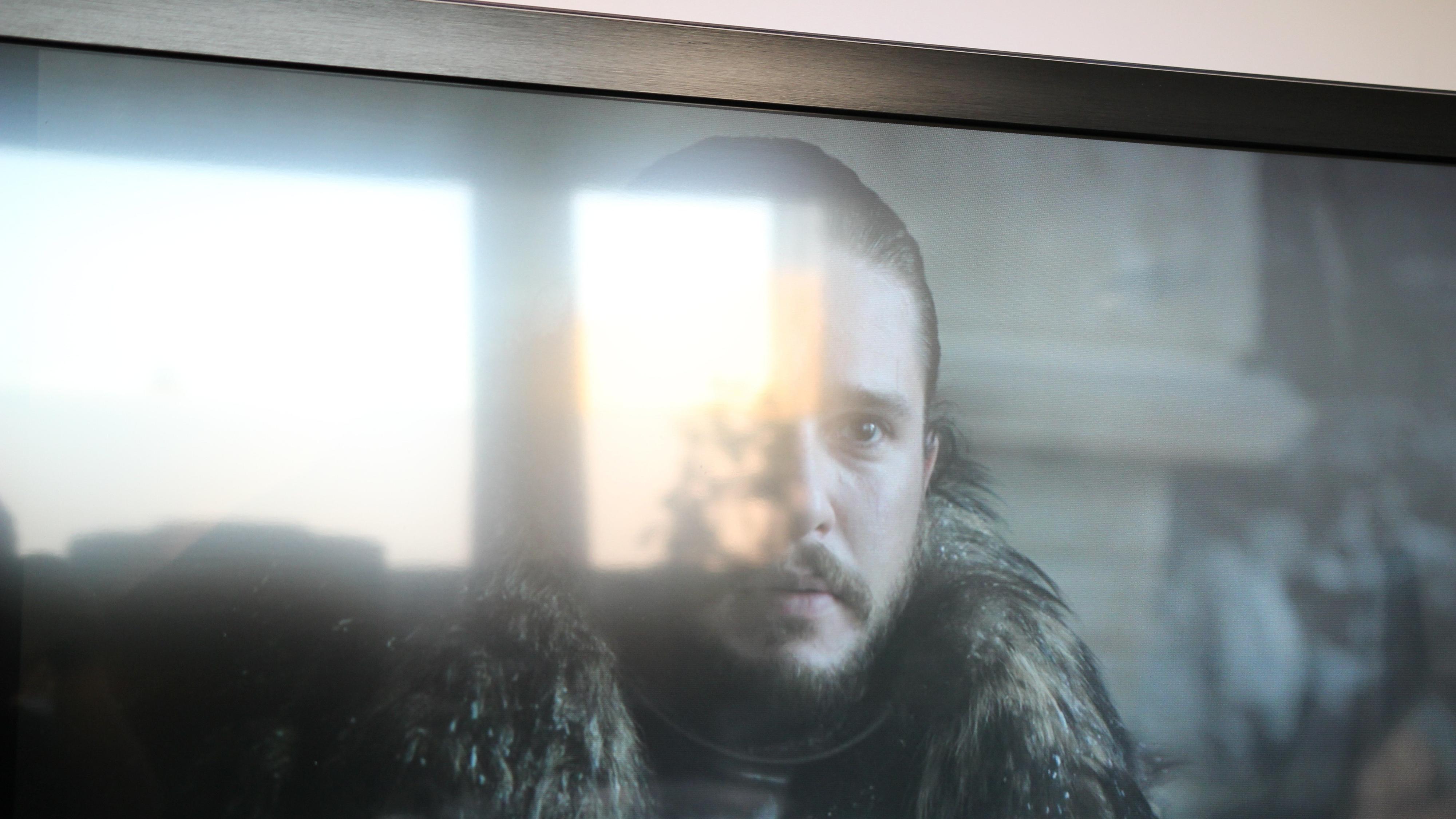 Denne scenen var visst viktig. Dessverre fikk Jon Snow og jeg for det meste se lyset som reflekteres i TV-en min.