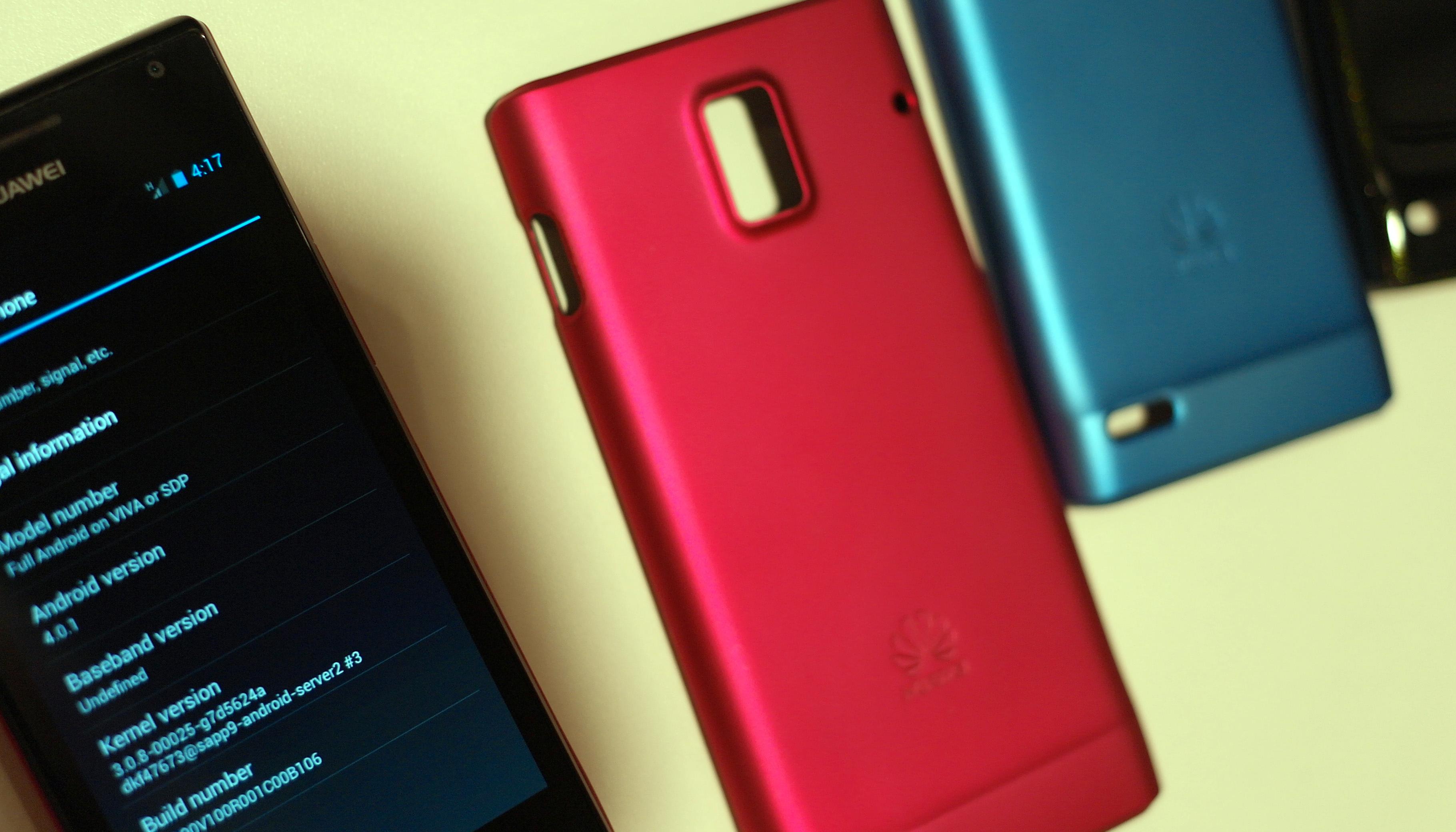Ascend P1 og P1S kommer i mange ulike farger. I tillegg lager Huawei originale deksler til telefonene.