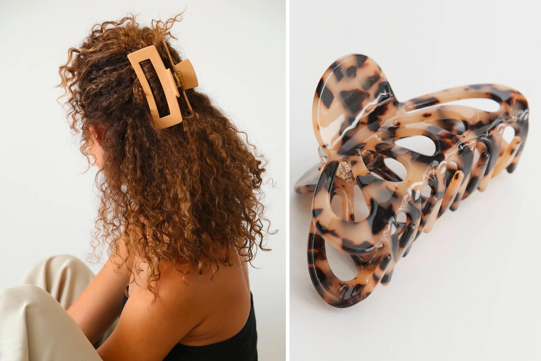 Brun hårklämma från Kov essential, Hårklämma butterfly från & Other Stories
