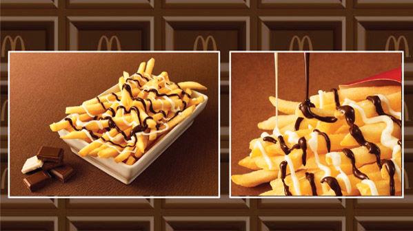 NY KOMBINASJON: Når du ikke klarer å velge mellom søtt og salt - hvorfor ikke gå for begge deler? Pressefoto: McDonalds