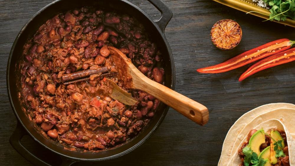 Chili sin carne – Tareqs kryddiga böngryta