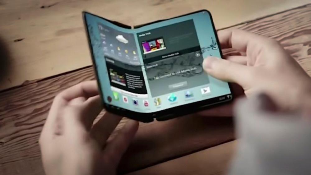 Samsung kan bli den første produsenten til å slippe en brettbar mobilskjerm